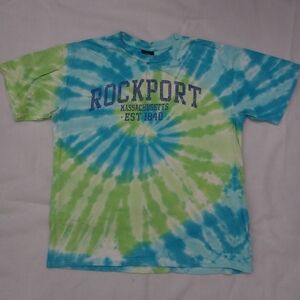 Rockport Tie-Dye Shirt - Blue and Green